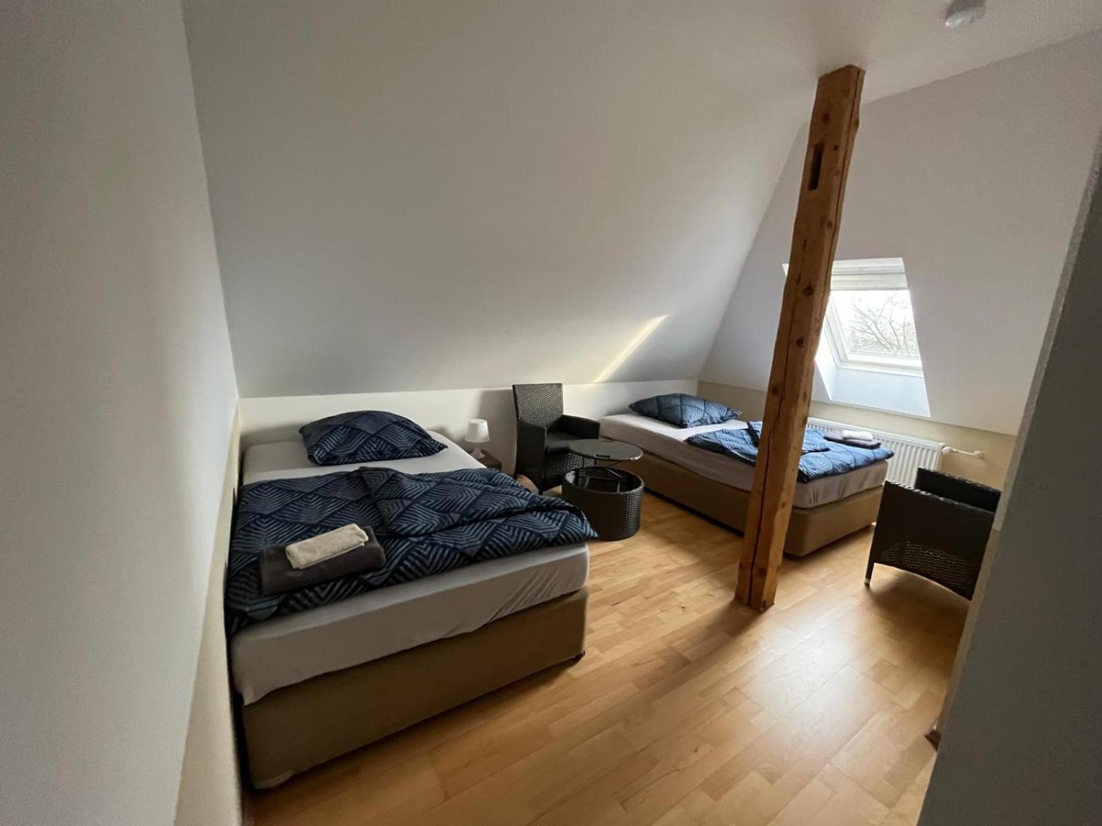 Doppelzimmer-Bad-Kuehlschrank-Tv-19 Meine Eksteriør bilde